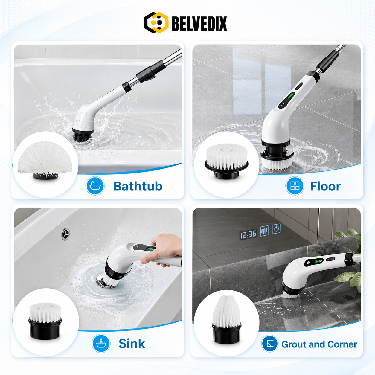 Belvedix™ Power Scrub Pro